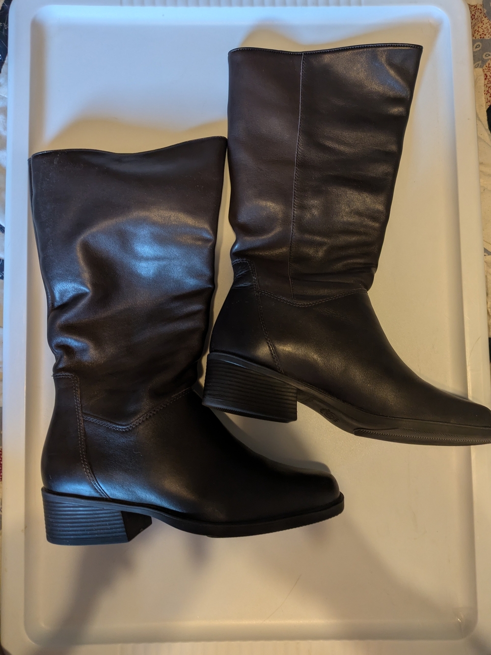 Women’s Y2K Naturalizer Mid-Calf Brown Leather Boots